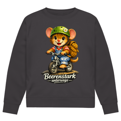 Herren Premium Bio Sweatshirt Willi - Beerenstark unterwegs