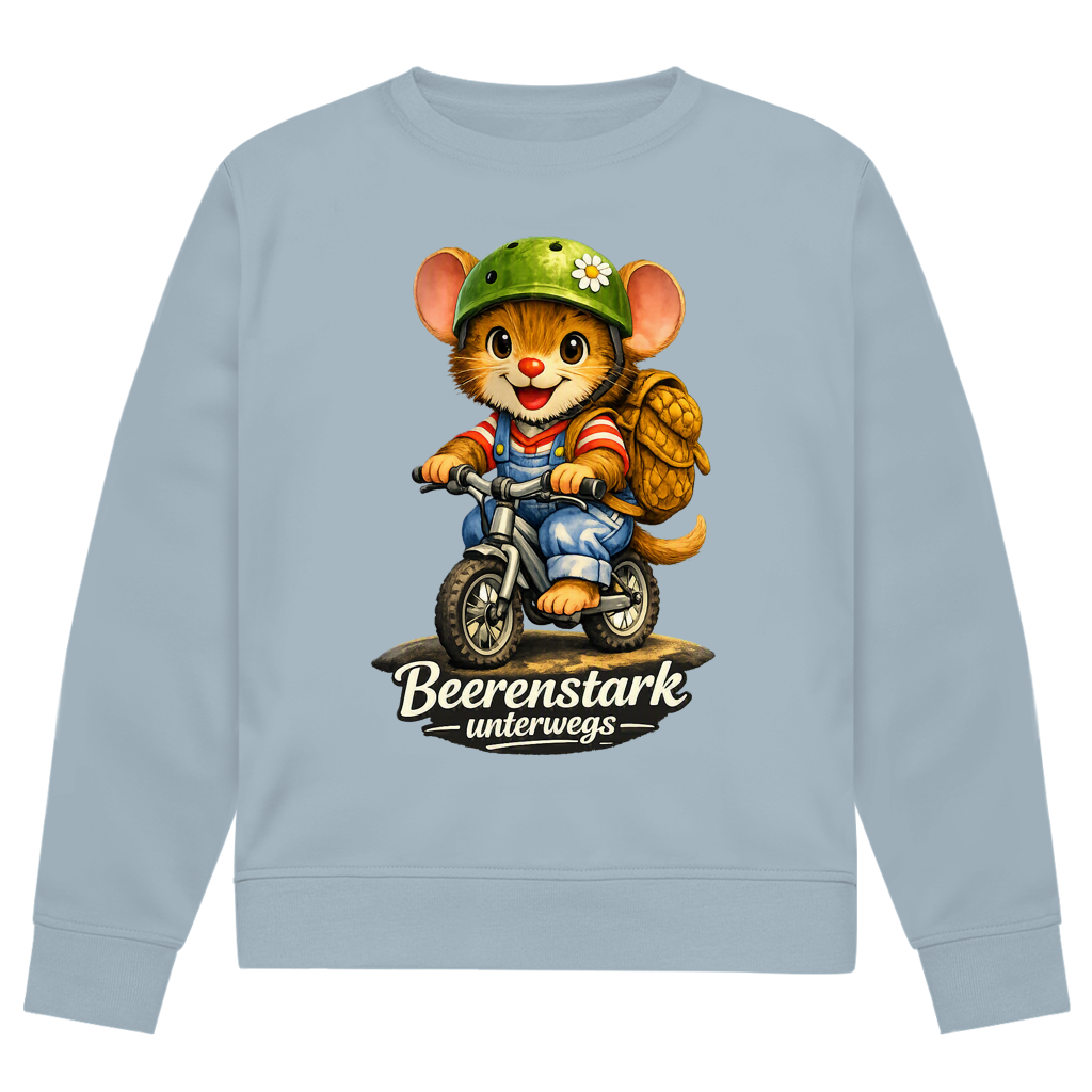 Herren Premium Bio Sweatshirt Willi - Beerenstark unterwegs