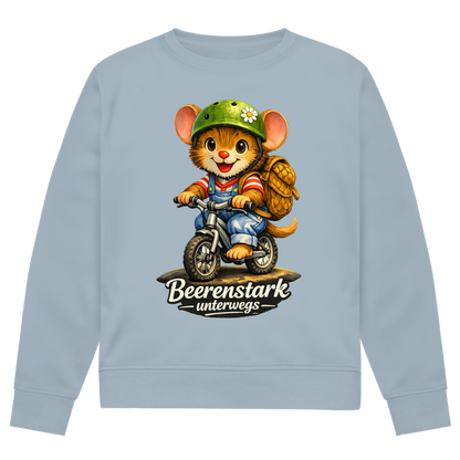 Herren Premium Bio Sweatshirt Willi - Beerenstark unterwegs