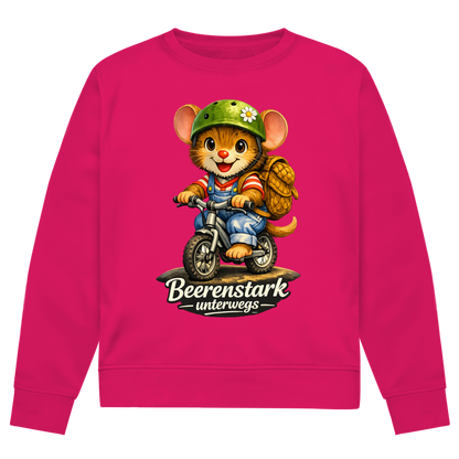 Herren Premium Bio Sweatshirt Willi - Beerenstark unterwegs