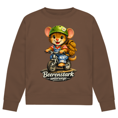 Herren Premium Bio Sweatshirt Willi - Beerenstark unterwegs