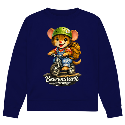 Herren Premium Bio Sweatshirt Willi - Beerenstark unterwegs