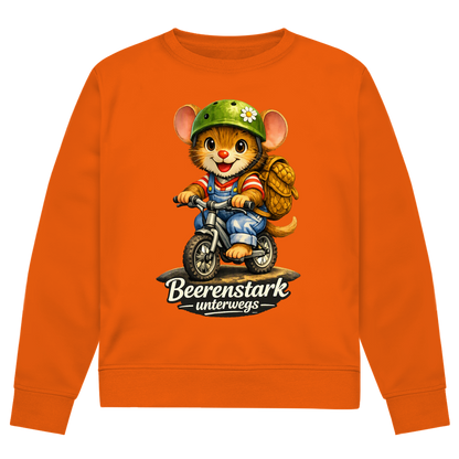 Herren Premium Bio Sweatshirt Willi - Beerenstark unterwegs