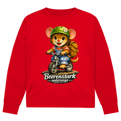 Herren Premium Bio Sweatshirt Willi - Beerenstark unterwegs