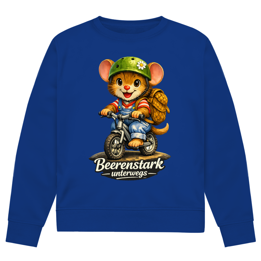 Herren Premium Bio Sweatshirt Willi - Beerenstark unterwegs