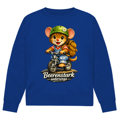 Herren Premium Bio Sweatshirt Willi - Beerenstark unterwegs