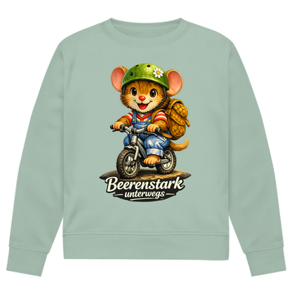 Herren Premium Bio Sweatshirt Willi - Beerenstark unterwegs