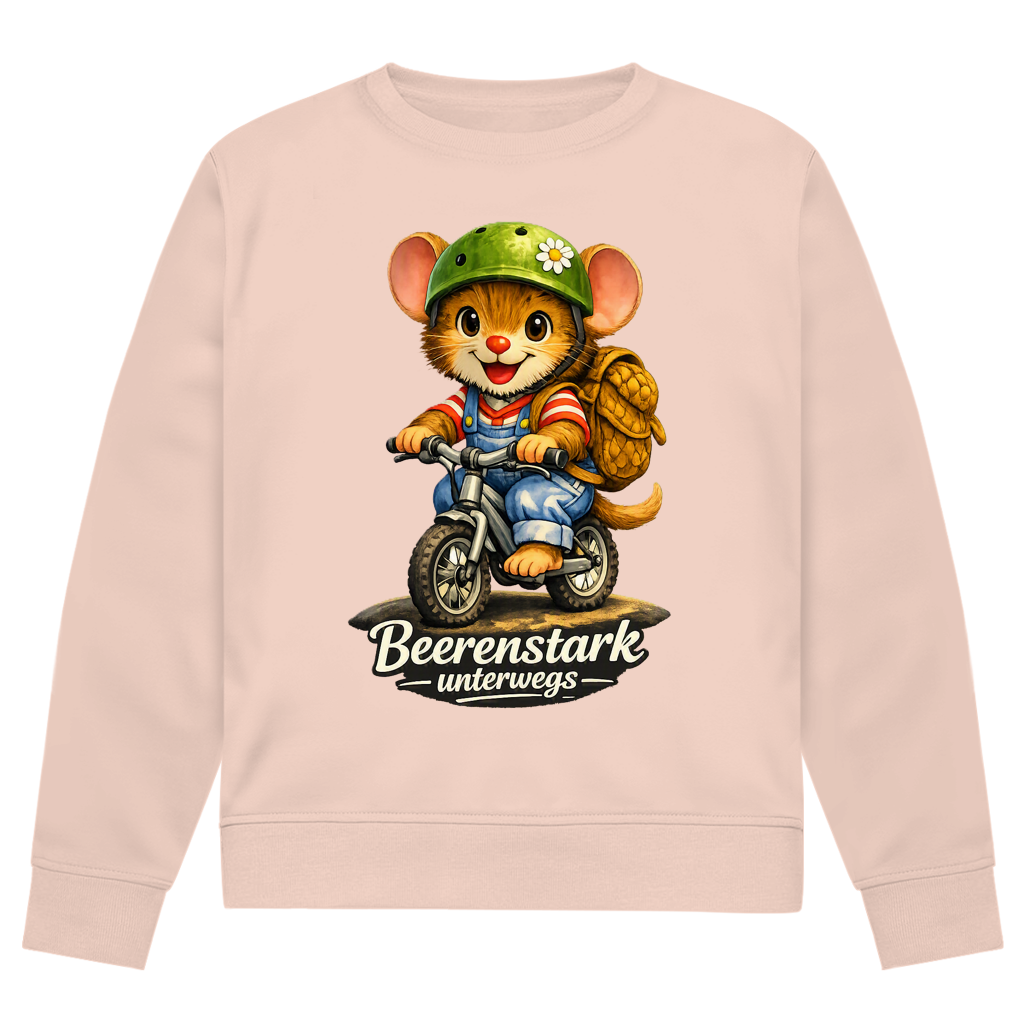 Herren Premium Bio Sweatshirt Willi - Beerenstark unterwegs