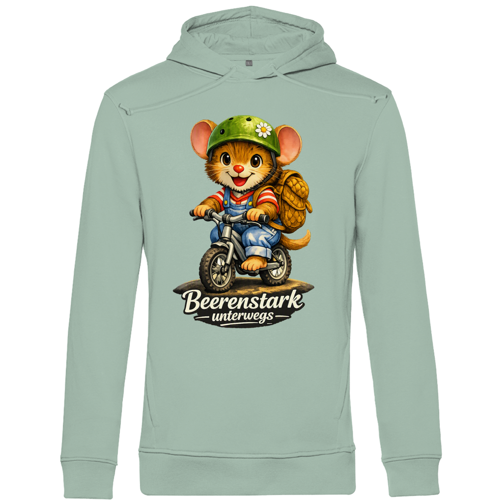 Herren Premium Bio Hoodie Willi - Beerenstark unterwegs