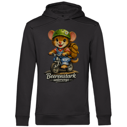 Herren Premium Bio Hoodie Willi - Beerenstark unterwegs
