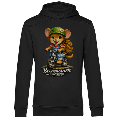 Herren Premium Bio Hoodie Willi - Beerenstark unterwegs