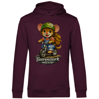Herren Premium Bio Hoodie Willi - Beerenstark unterwegs