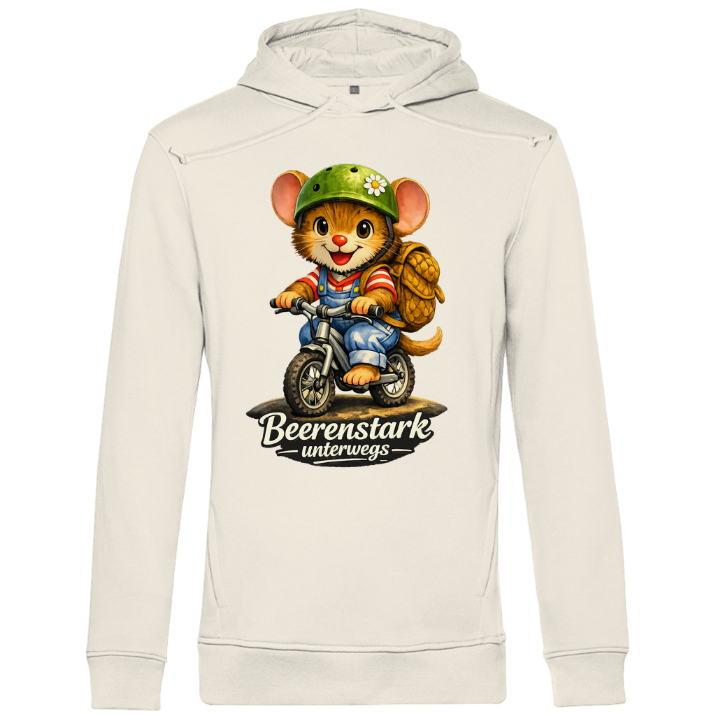 Herren Premium Bio Hoodie Willi - Beerenstark unterwegs