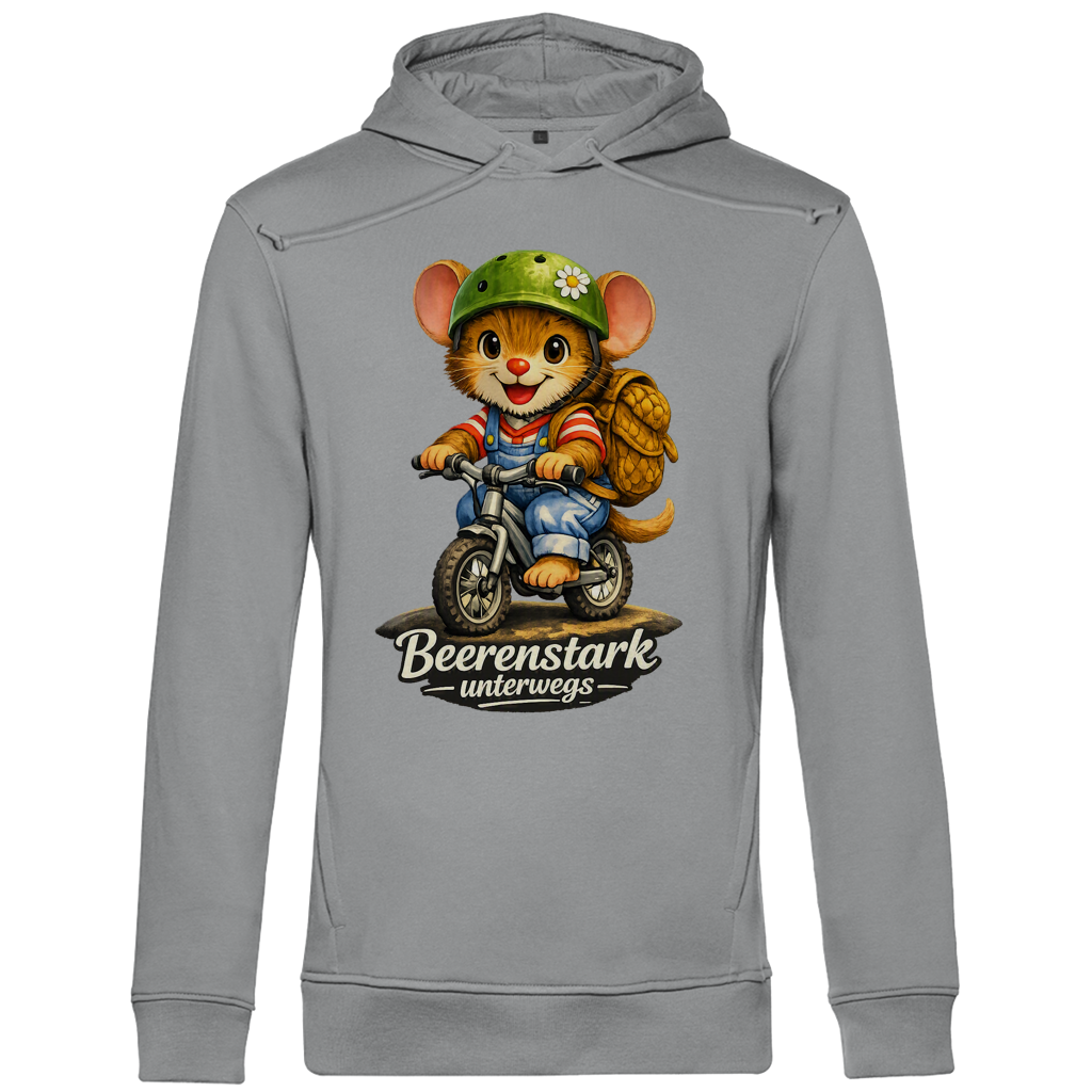 Herren Premium Bio Hoodie Willi - Beerenstark unterwegs