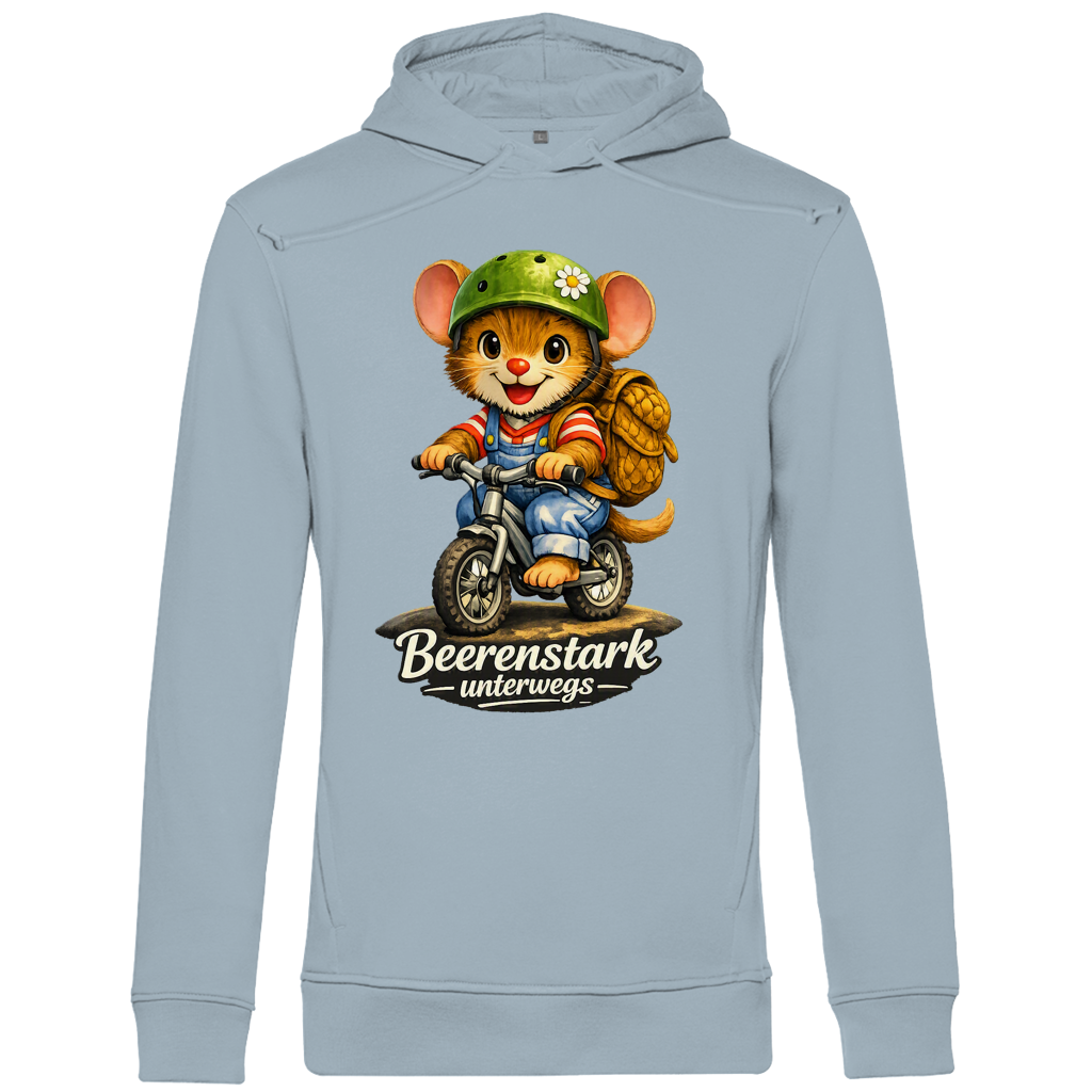 Herren Premium Bio Hoodie Willi - Beerenstark unterwegs