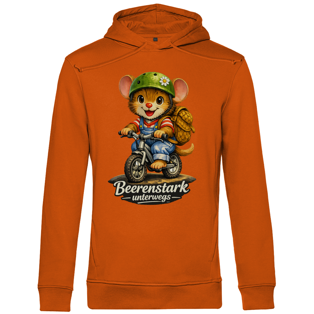 Herren Premium Bio Hoodie Willi - Beerenstark unterwegs