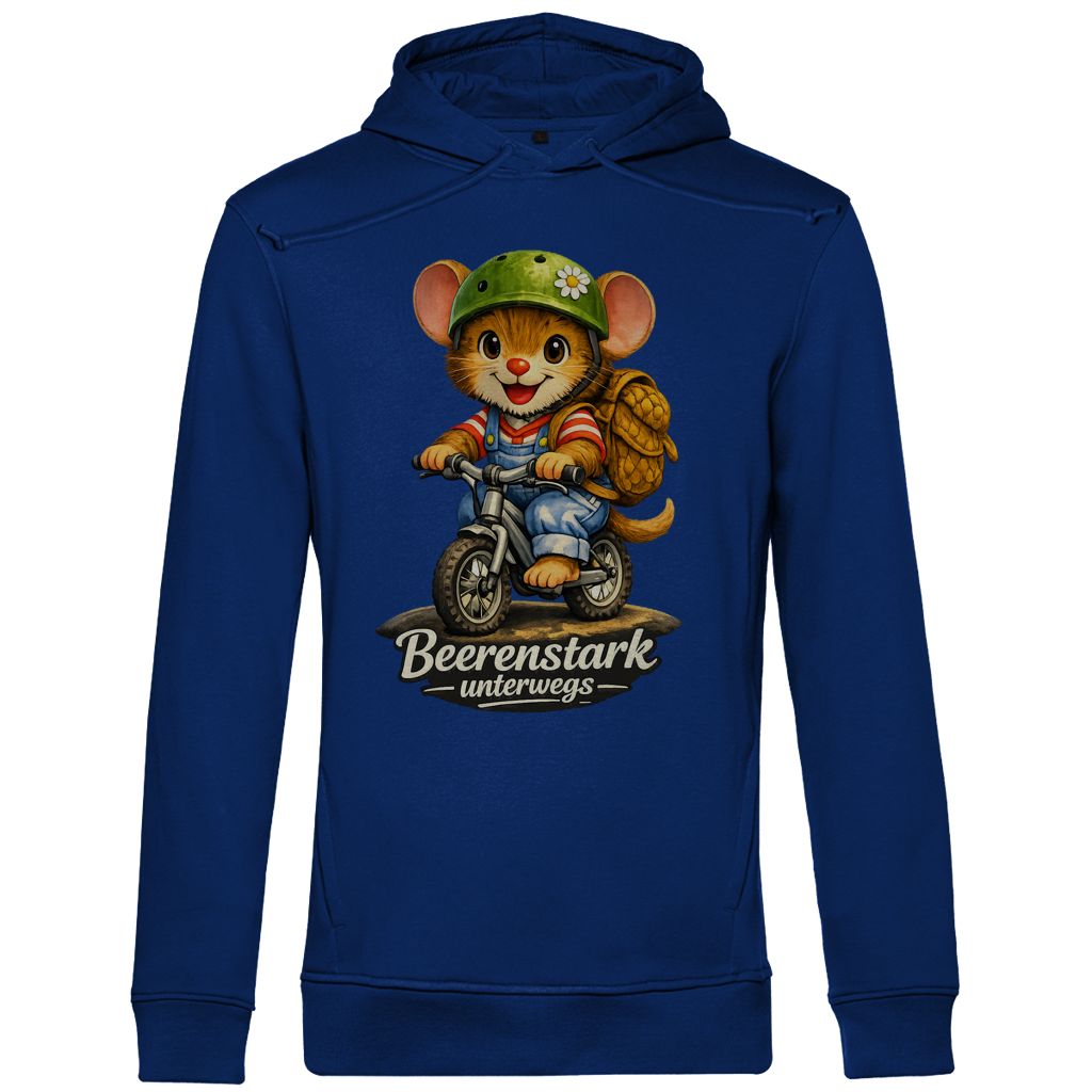 Herren Premium Bio Hoodie Willi - Beerenstark unterwegs