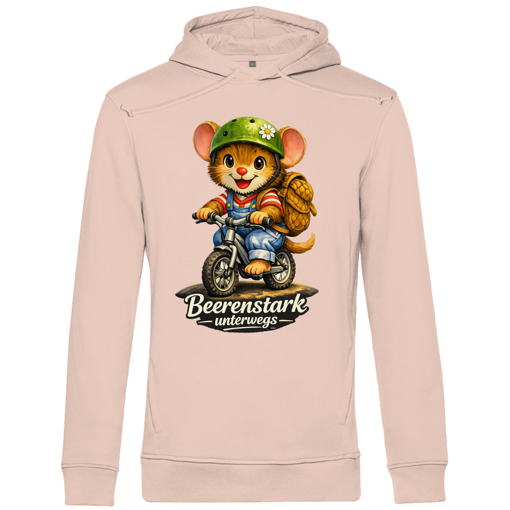 Herren Premium Bio Hoodie Willi - Beerenstark unterwegs