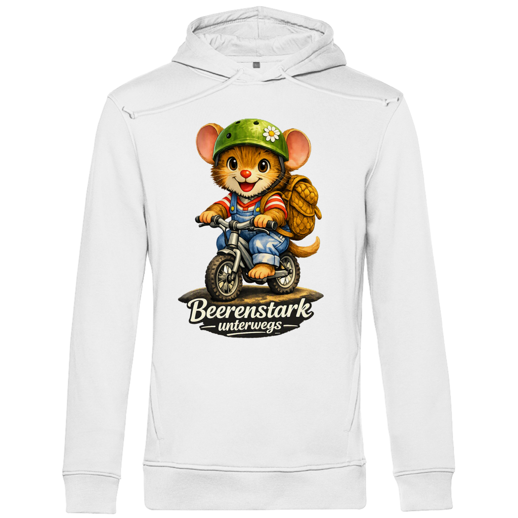 Herren Premium Bio Hoodie Willi - Beerenstark unterwegs