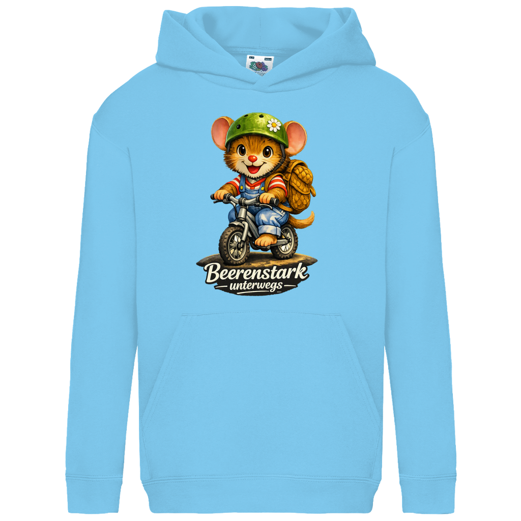 Kids Basic Hoodie Willi - Beerenstark unterwegs