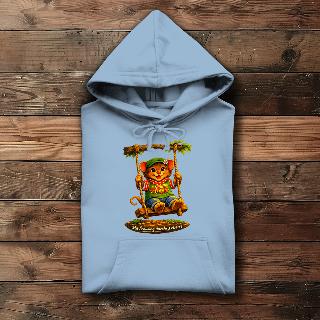 Damen Hoodie Willi mit Schwung durchs Leben