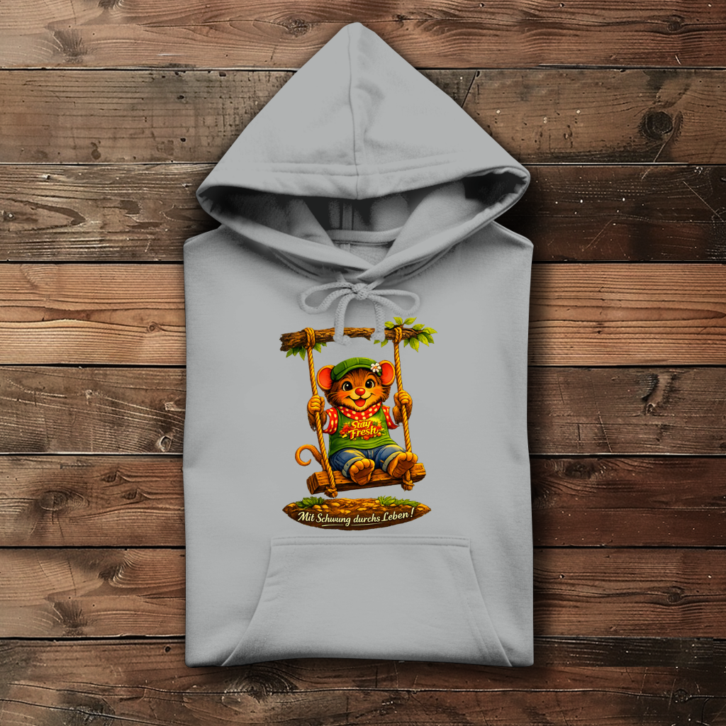 Damen Hoodie Willi mit Schwung durchs Leben