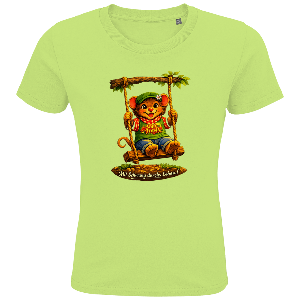 Kids Premium Bio T-Shirt Willi mit Schwung durchs Leben