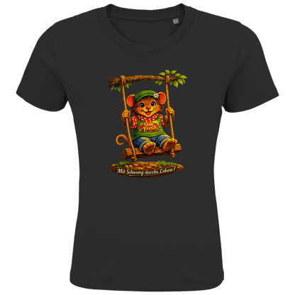 Kids Premium Bio T-Shirt Willi mit Schwung durchs Leben