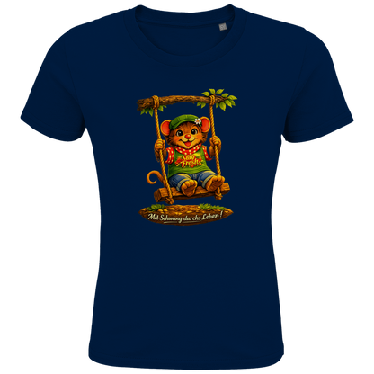 Kids Premium Bio T-Shirt Willi mit Schwung durchs Leben