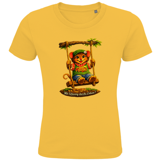 Kids Premium Bio T-Shirt Willi mit Schwung durchs Leben