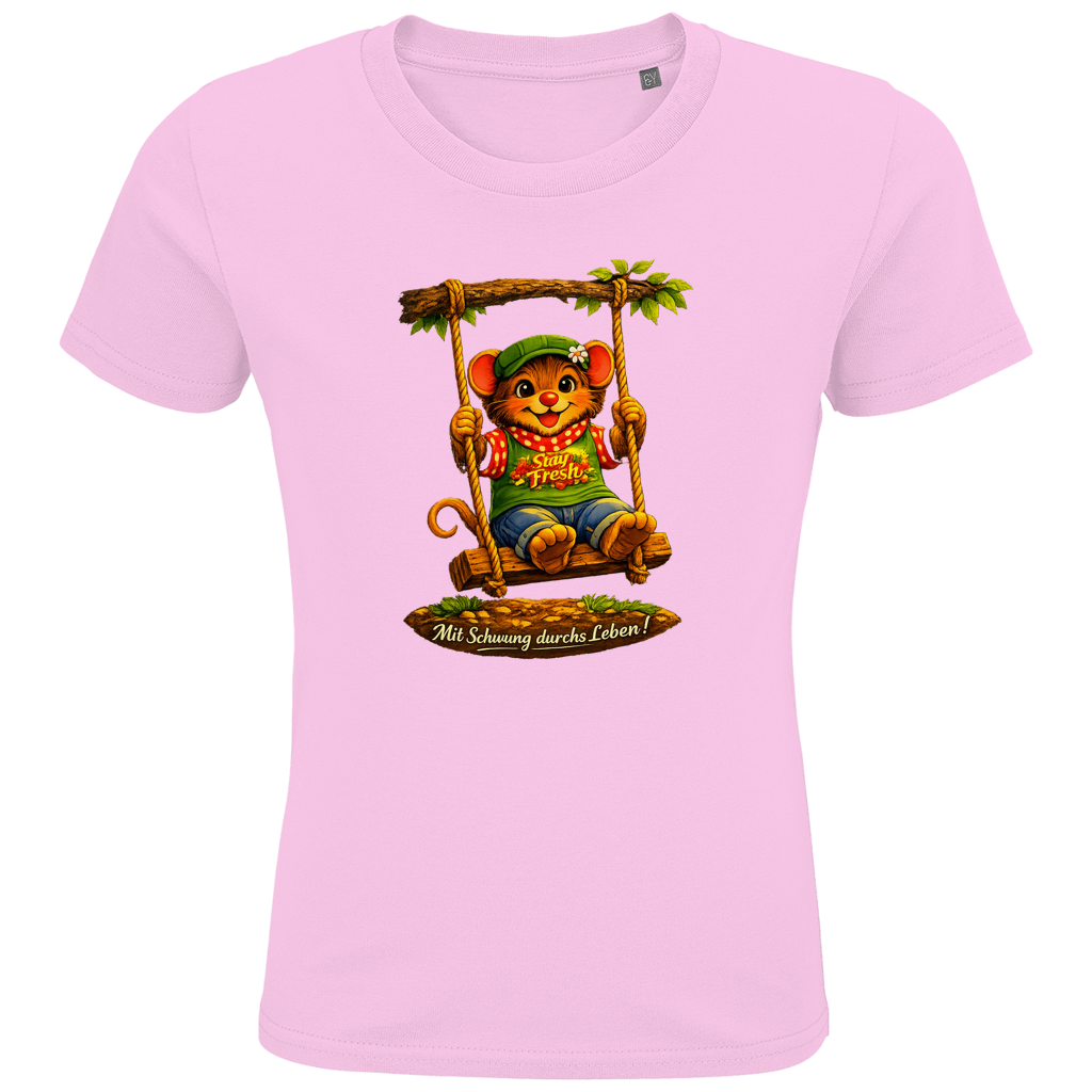 Kids Premium Bio T-Shirt Willi mit Schwung durchs Leben