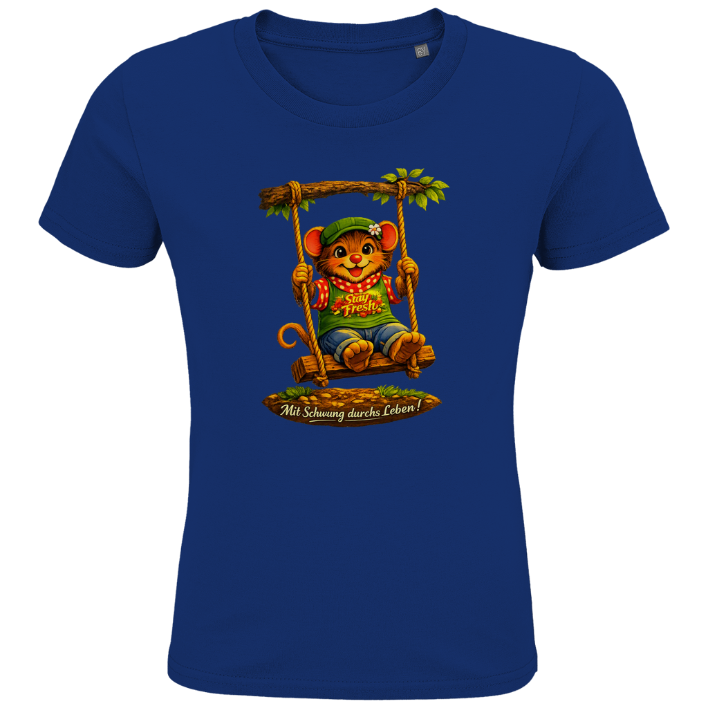 Kids Premium Bio T-Shirt Willi mit Schwung durchs Leben