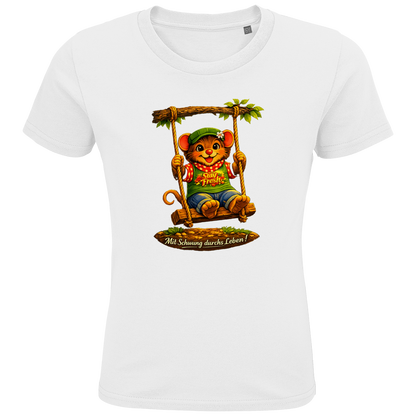 Kids Premium Bio T-Shirt Willi mit Schwung durchs Leben