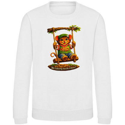 Kinder Sweatshirt Willi mit Schwung durchs Leben