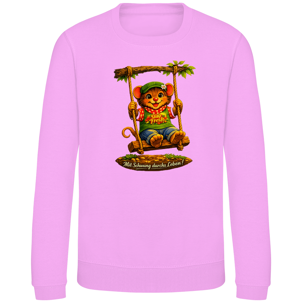 Kinder Sweatshirt Willi mit Schwung durchs Leben