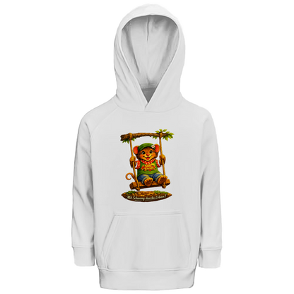 Kinder Premium Bio Hoodie Willi mit Schwung durchs Leben