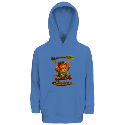 Kinder Premium Bio Hoodie Willi mit Schwung durchs Leben