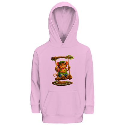 Kinder Premium Bio Hoodie Willi mit Schwung durchs Leben