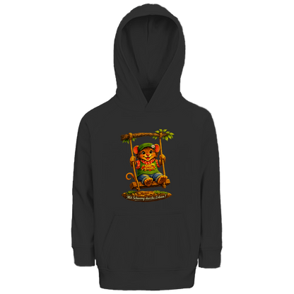 Kinder Premium Bio Hoodie Willi mit Schwung durchs Leben