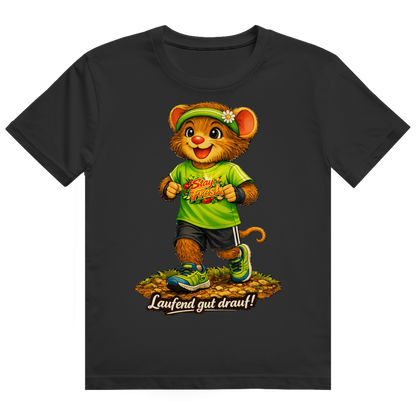 Herren Heavy Cotton T-Shirt Willi - Laufend gut drauf!