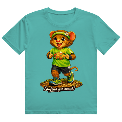 Herren Heavy Cotton T-Shirt Willi - Laufend gut drauf!