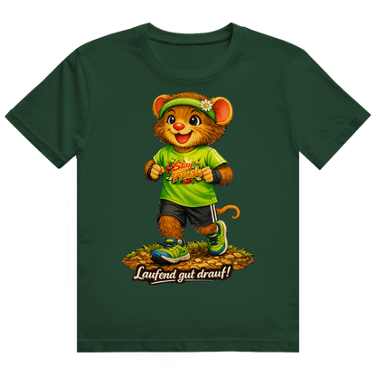 Herren Heavy Cotton T-Shirt Willi - Laufend gut drauf!