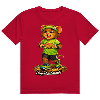 Herren Heavy Cotton T-Shirt Willi - Laufend gut drauf!