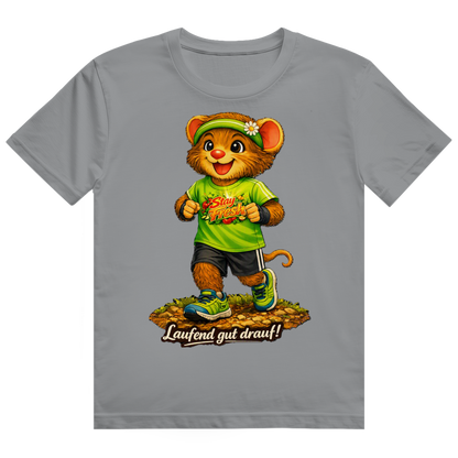 Herren Heavy Cotton T-Shirt Willi - Laufend gut drauf!