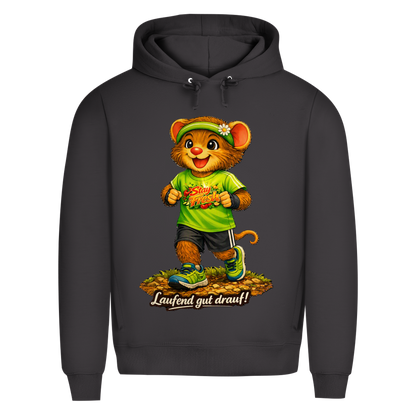 Herren Premium Bio Hoodie Willi - Laufend gut drauf!