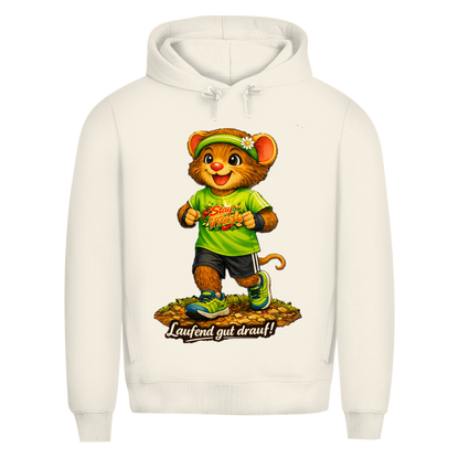 Herren Premium Bio Hoodie Willi - Laufend gut drauf!