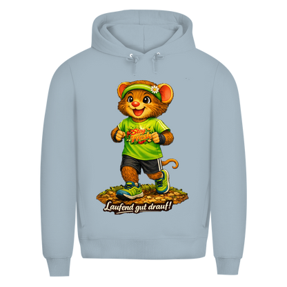 Herren Premium Bio Hoodie Willi - Laufend gut drauf!