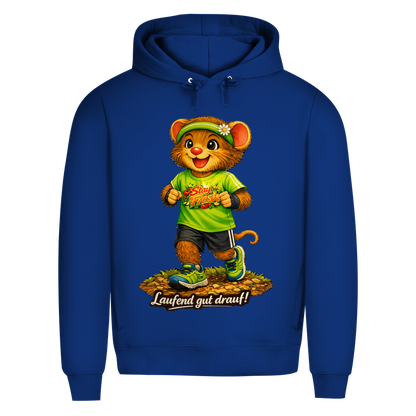 Herren Premium Bio Hoodie Willi - Laufend gut drauf!