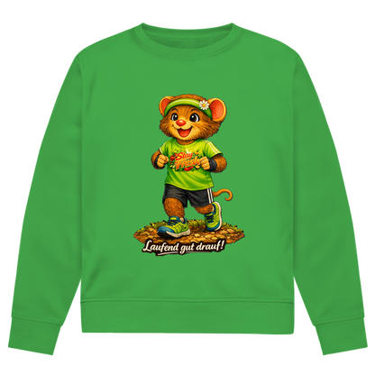 Herren Premium Bio Sweatshirt Willi - Laufend gut drauf!