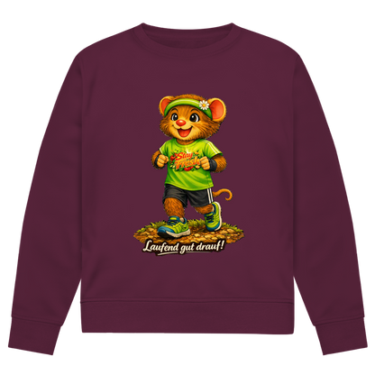 Herren Premium Bio Sweatshirt Willi - Laufend gut drauf!